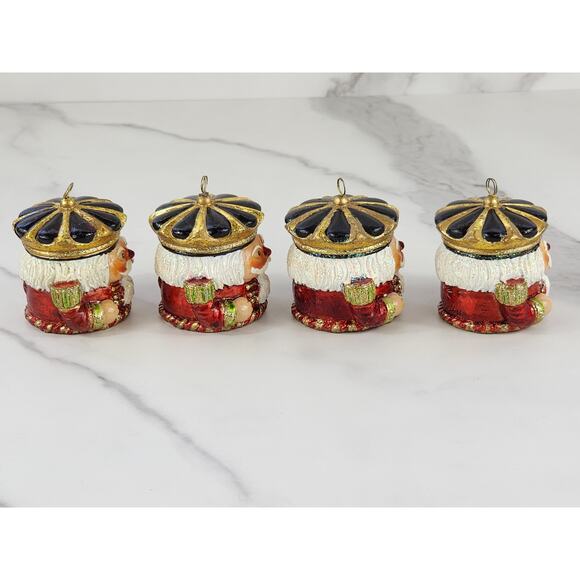 Christopher Radko Nutcracker Crunch Place Card Holder 2 1/4" Resin Holidays x4 - Picture 10 of 16